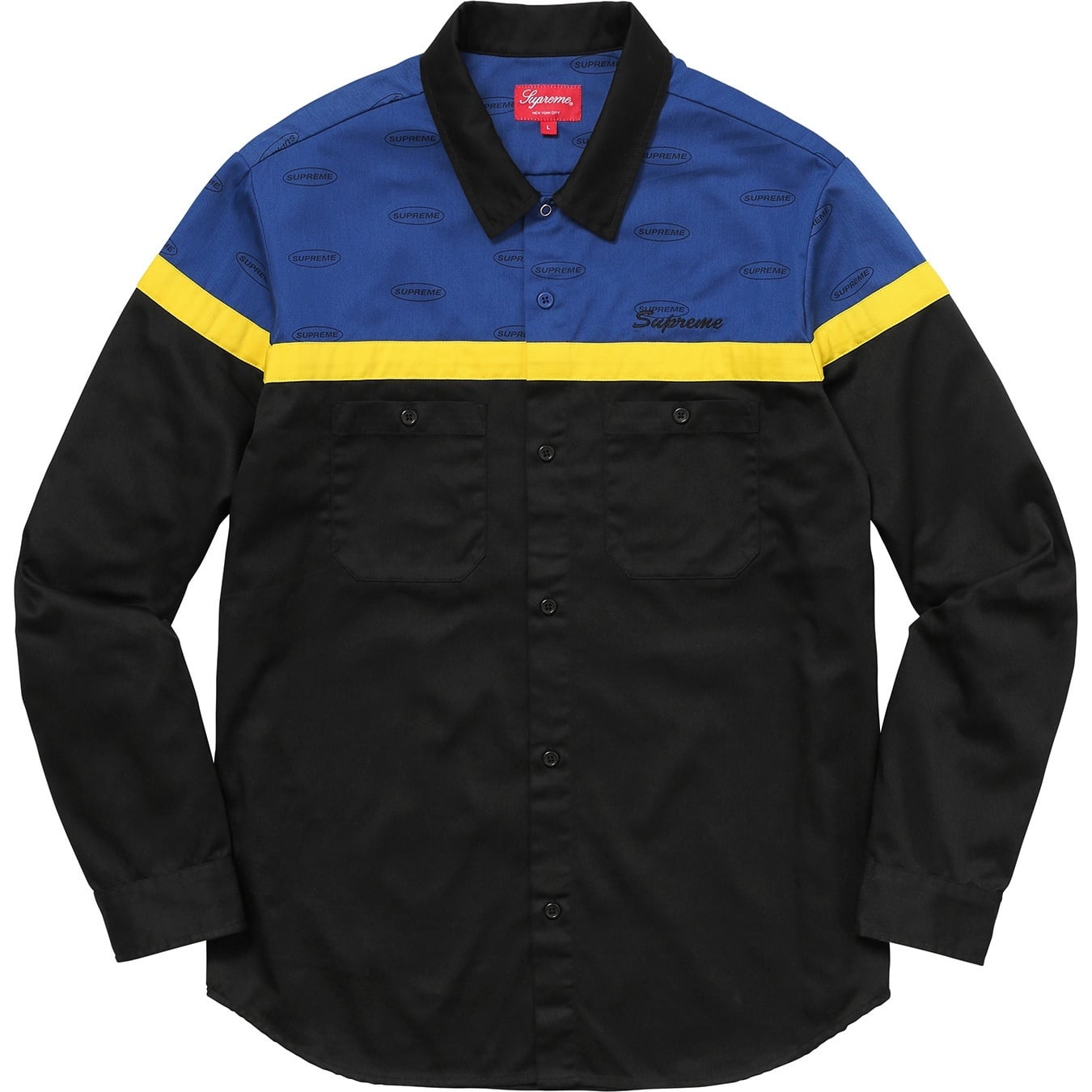 Color Blocked Work Shirt view 3